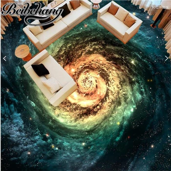 beibehang Всекидневна стая е в съответствие с ширина космическа подови плочки starry galaxy whirlpool 3D