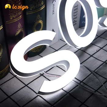 Регистрирай знаци писма Галолит LED направен по поръчка фабрика 3D водоустойчива безгранична знак Знаци писма Галолит за ЛОГО на вратата на закрито И на открито